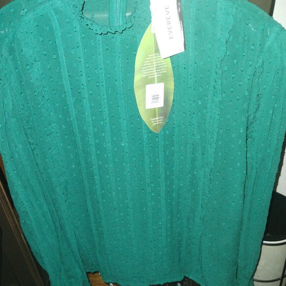 Farm Rio Ruffled Long Sleeve Blouse - Picture 2 of 2